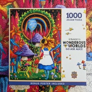 Masterpieces 1000 Piece Puzzle - H. Bunzey's Wonderous Worlds
